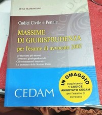 Codici civile e penale. Massime di giurisprudenza L. Tramontano, Edizione Cedam