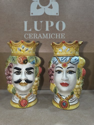 Coppia teste moro - di,