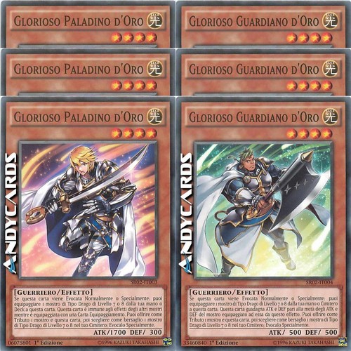 Glorioso paladino oro 3x - glorioso, d'oro