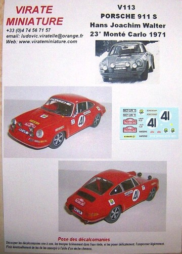 V113 porsche 911 rallye - porsche,