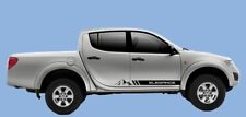 Mitsubishi L200 Elegance strisce laterali montagna set grafico adesivi decalcomanie 4x4