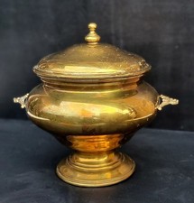 Ciotola/Torneo/Pentola in Ottone Antica, Italia, Inizio del XX secolo