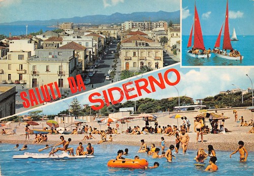 Cartolina siderno vedute - cartolina,