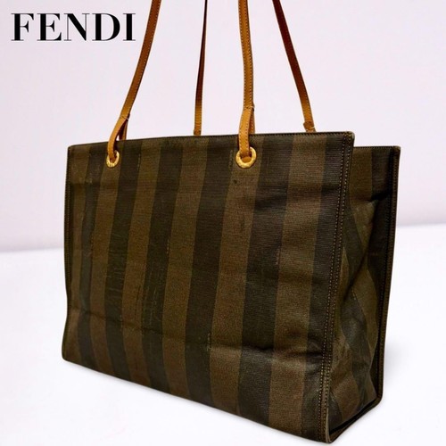 Borsa tote fendi pequin tela - tote,