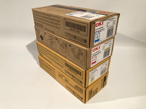 Set toner originale oki c711wt - toner,