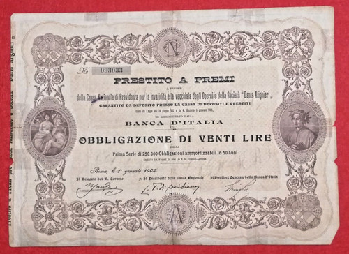 Regno italia banca d - regno,