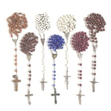 Lotto 7 vecchie corone rosario