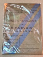 LIBRETTO documento STRAFURINI TRIARIO RIMORCHIO 1941 targa Catania