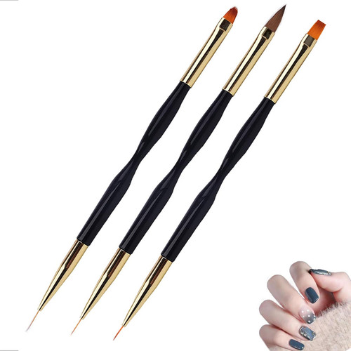 Pennelli per unghie pack - pennelli, [3