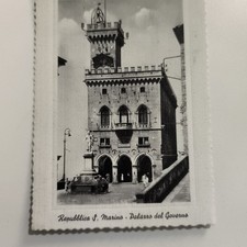 REPUBBLICA S. MARINO PALAZZO DEL GOVERNO CARTOLINA VINTAGE VIAGGIATA  