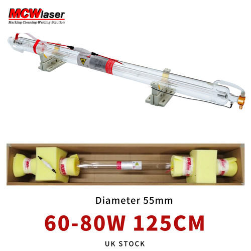 Tubo laser co2 60w 80w - tubo, 125cm
