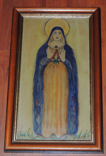 Madonna piastra ceramica - ,