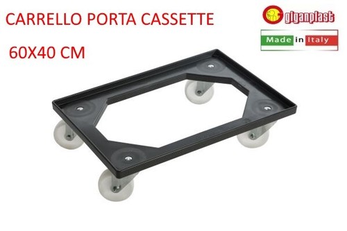 Carrello porta cassette
