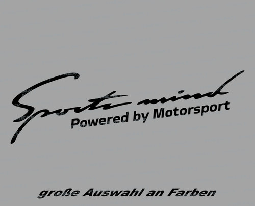 Adesivo auto sports mind - mind, cm