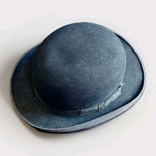 Cappello bowler nero vintage - cappello,