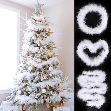 3Pz Ghirlanda Piume Boa Piume