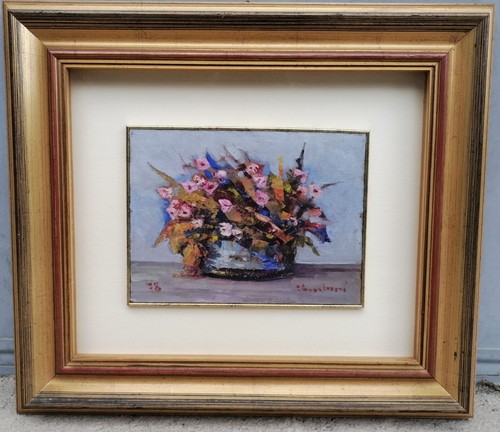 Vaso con fiori ambrosi - fiori,