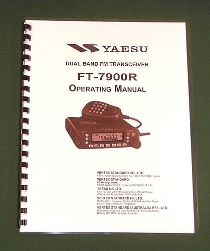 Yaesu 7900r manuale - yaesu,