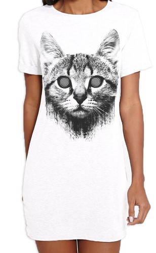Hypnotized kitten gatto donna - kitten,