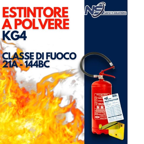 Estintore polvere kg - a, 4