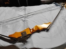 Nomade Browning vintage? Arco composto nero/marrone legno 45" lungo arciere ricambi