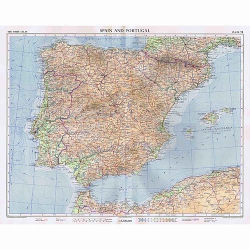 Spagna portogallo sulla - e,