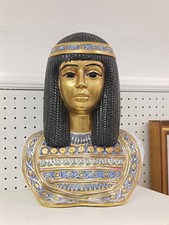 Edoardo Tasca Capodimonte Scultura Ceramica Cleopatra Limitata Hollywood Regency