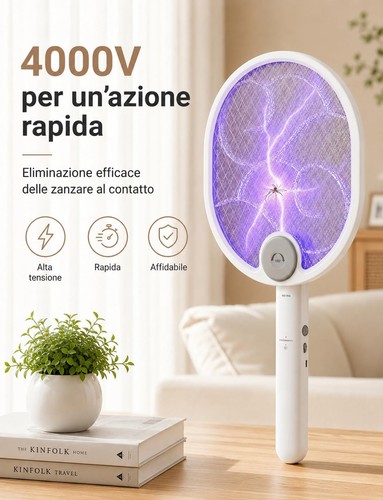 Racchetta zanzare elettrica - racchetta,