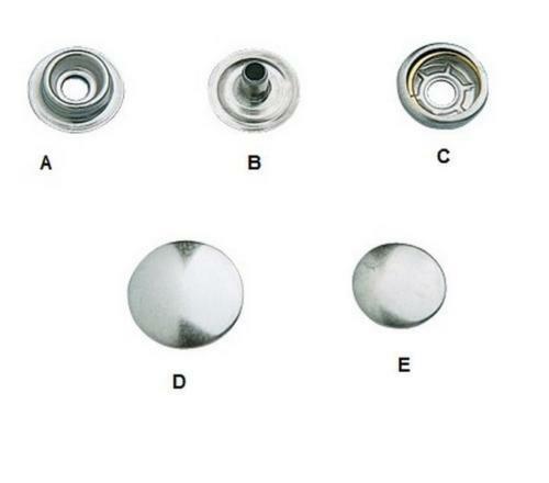Bottoni acciaio inox per - bottoni,
