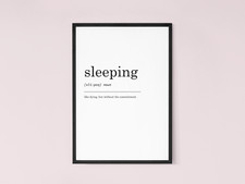 Stampa definizione sonno