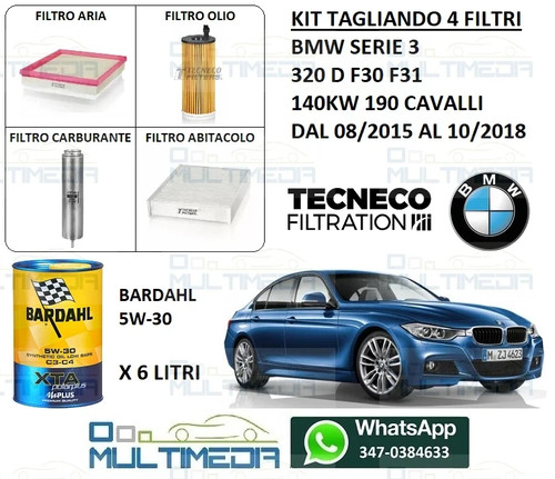 Kit tagliando filtri - filtri, olio