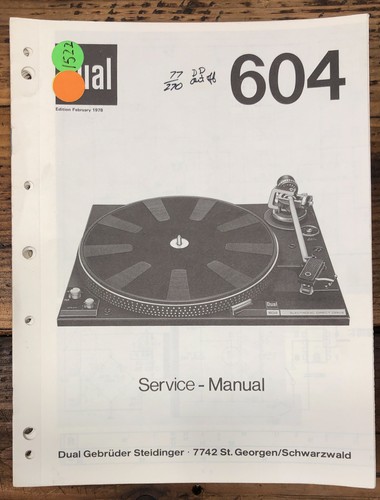Dual model 604 - 604, /