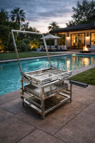 Mastergrill bbq portatile inox - bbq,