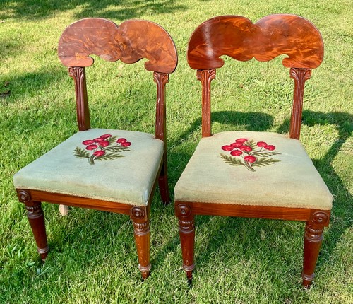 Coppia sedie antiche - , vintage