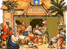 Presepe di carta da