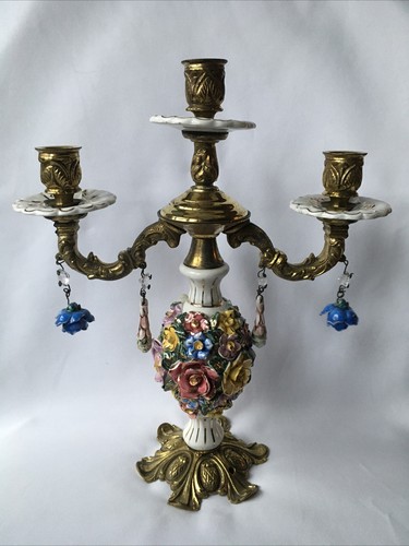Lampadario ceramica fiori in - lampadario,