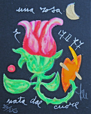 Musante, serigrafia materica