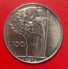 Rara 100 lire minerva - 1972, /