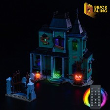 BrickBling Kit Luci LED per LEGO Creator Casa Fantasma 3 in 1 31167 (Remoto)