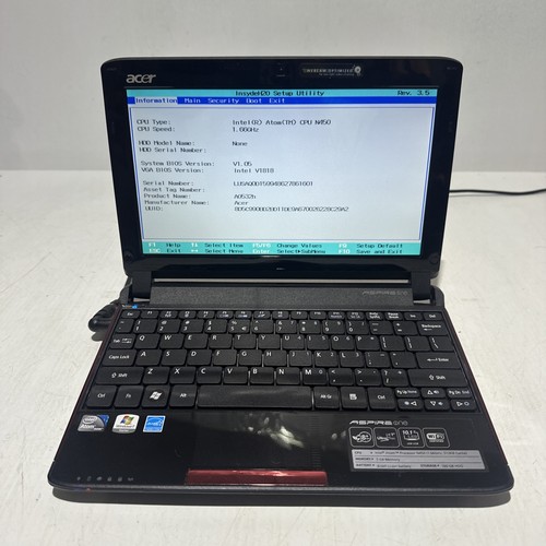 Acer aspire one laptop - 10.1",