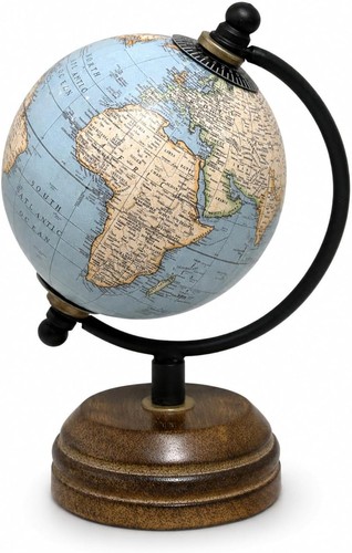 Mini globo antico azzurro - cm,