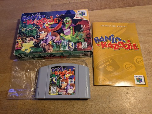 Banjo kazooie nintendo - kazooie, 64