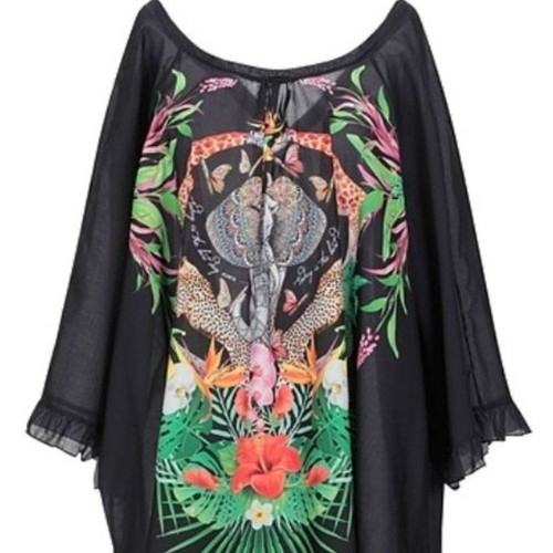 Camicia caftano nera - , 4giveness
