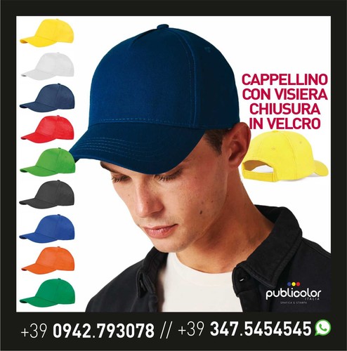 Cappello con visiera - con,