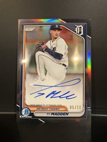 2024 bowman chrome madden - chrome, ty