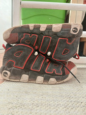 Nike Air More Uptempo 96 Electric Black Bright Crimson Taglia 45.5