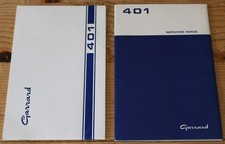 Giradischi Garrard 401 manuale