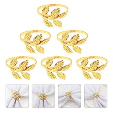  6 Pcs Ferma Tovaglioli Oro