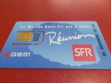 Reunion Island  SFR 1 Scheda telefonica con SIM!  Integra!! (Per collezionisti)