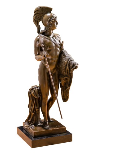 Scultura bronzo dorato - bronzo,